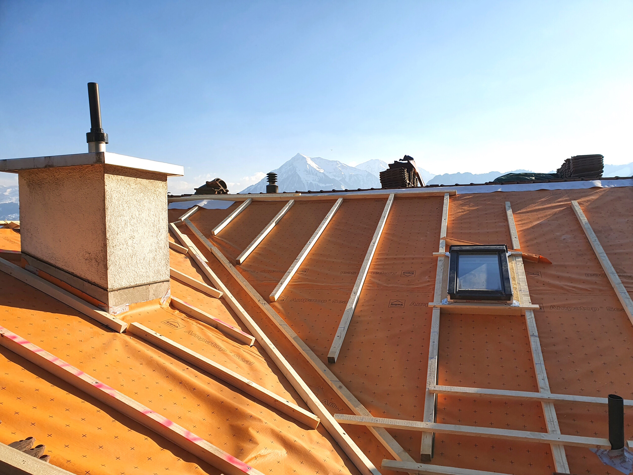 Dach Renovationsarbeiten